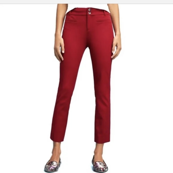Anthropologie Pants - Anthropologie Red Essential Slim Pant